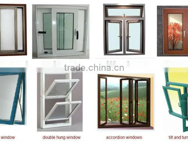 French Type Aluminum Window for Home Usage photo-4