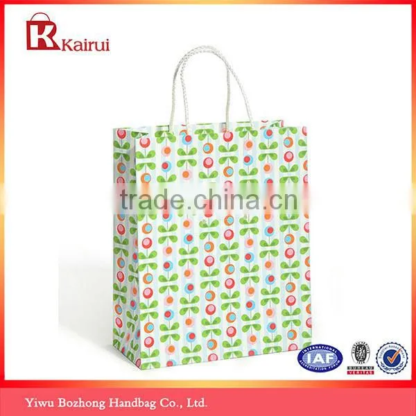 Fully Stocked Factory Supply Printed Kraft Paper Bag photo-5