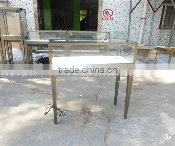Retail Metal Cartier Jewelry Display Showcase With Led Strip Lighting for Store Interior Decoration photo-2