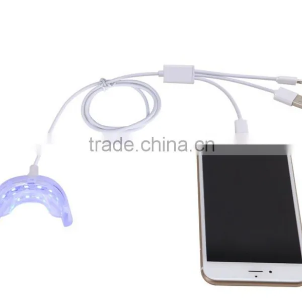 Newest Phone Connected Teeth Whitening Mini Light With USB/Android/iPhone Interface photo-4