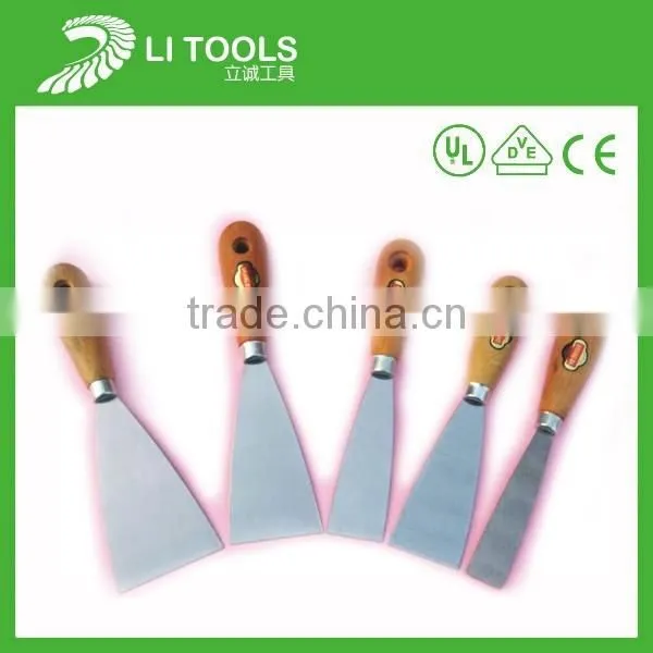 Hot Selling Wood Handle Plastic Scraper Putty Knife photo-3