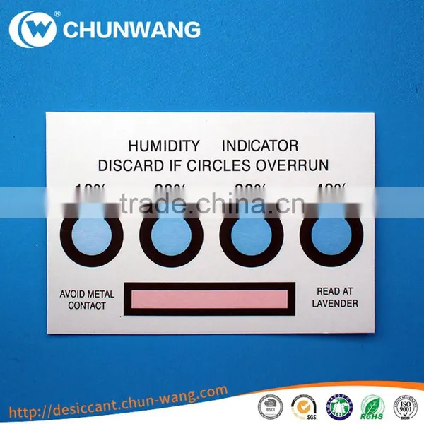 2016 New Style Sensitive Humidity Indicator Card for Seal Space photo-3