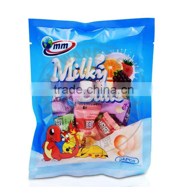 Hot Sell Fruit Sandwich Milky Balls Soft Candy photo-2