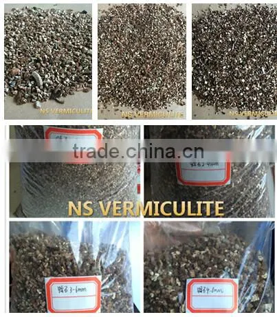 Gold Exfoliated/Expanded Vermiculite Price 1-3mm, 2-4mm, 3-6mm, 4-8mm Etc photo-5