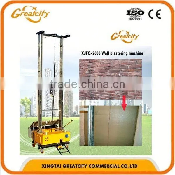 High efficiency motar automatic wall plastering machine for wall