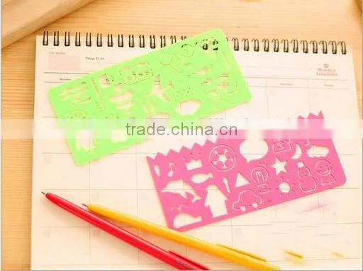 Spirograph Ruler Drawing Set Plastic Graphics Model Ruler Kids Toys Spirograph photo-5