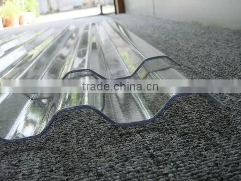 China Clear PC Corrugated Plastic Roofing Sheets for Wholesale photo-4