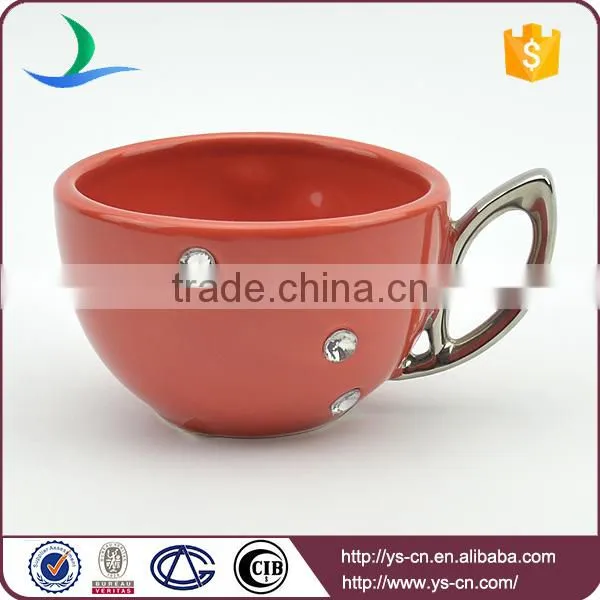 Home and Hotel Decorative Red Porcelain Coffee Tea Set photo-2