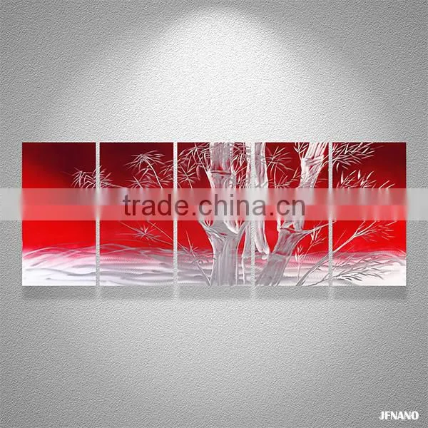Metal Wall Art Aluminum Painting Hotel Decorative Wall Art photo-3