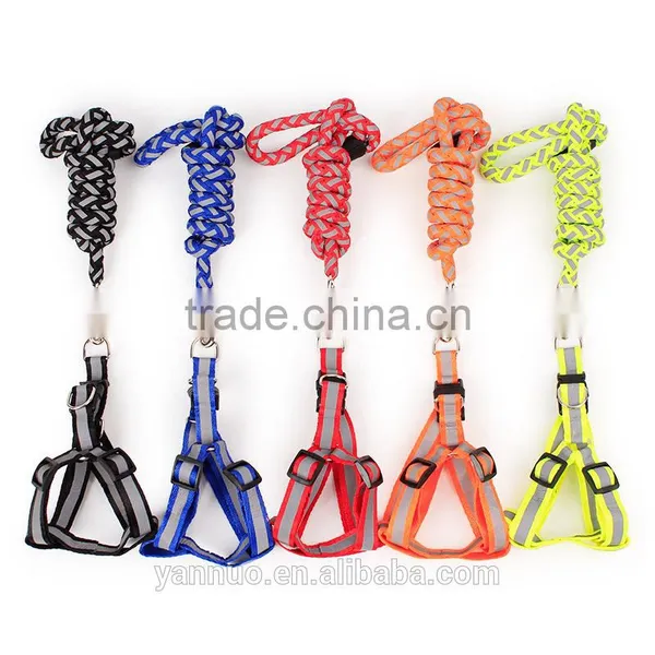 Sport Dog Harness Set Toy Braided Rope Hunting Dog Collar Wholesale photo-2