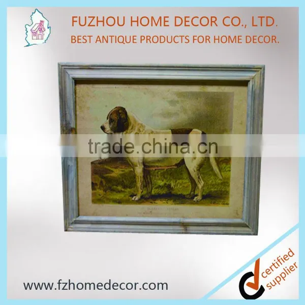 Beautiful High Quanlity Doggie Wooden Printing Picture Frame photo-2