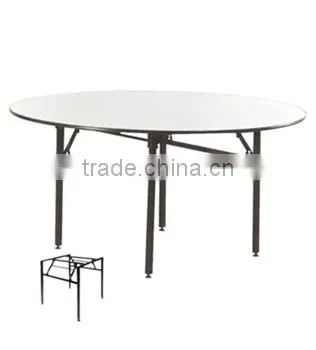 Iron frame round banquet table