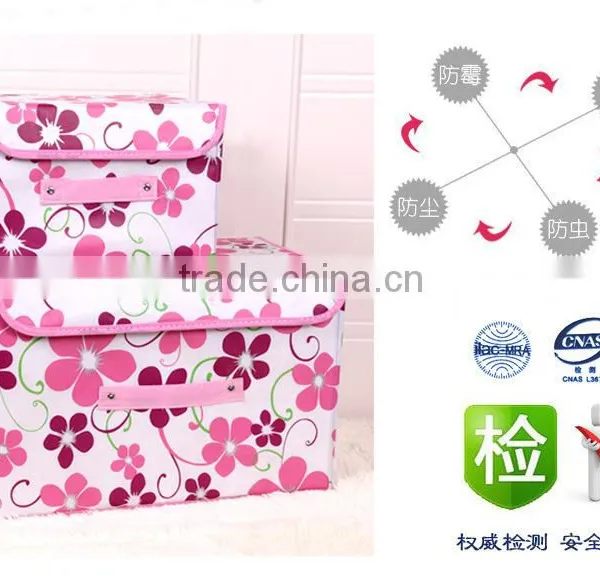 N495 Household Non Woven Box Foldable Water Proof Storage Box photo-2