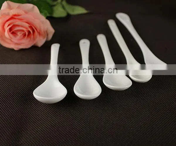 China Factory Suppliers Porcelain Coffee Tea Soup Anti-shake Spoon photo-2