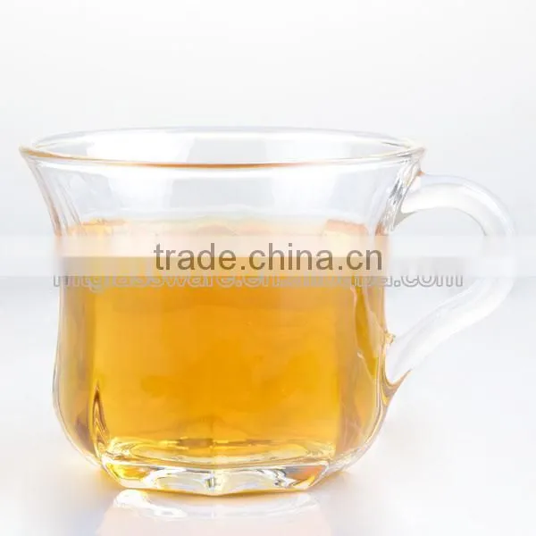 Machine Made Ice Coffee Glass Cup With Handle photo-2