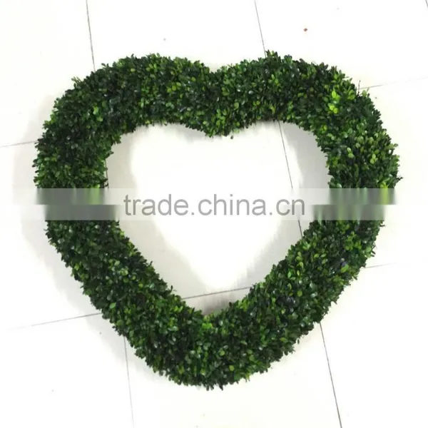 42'' Preserved Boxwood Love Wreath Topiary
