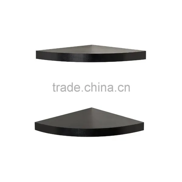 Hot Sale Large Radial Floating Shelf Set of 2 MDF Wood Home Wall Decoration Wall Mounted Corner Wall Shelf photo-6
