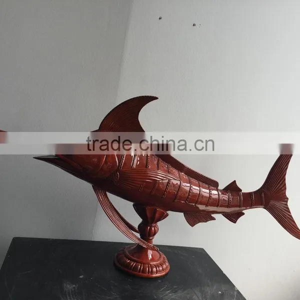 Resin Fish Figurine Statue photo-3