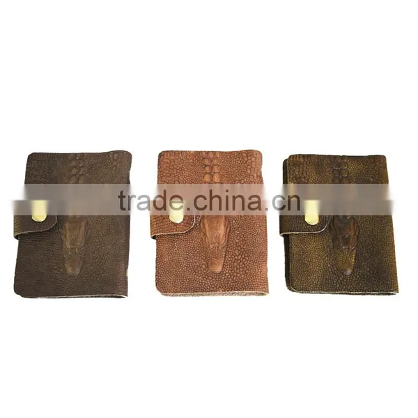 Leather Cover Bulk Plastic Bussiness Card Holder With Leather Embossed photo-4