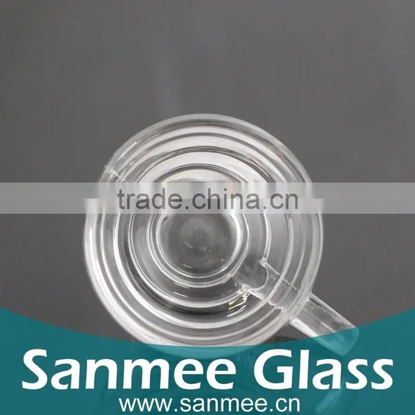 2016 New Product High Design Tread Hot Sale Mini Glass Beer Mug photo-2