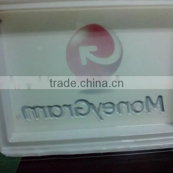 Plastic Advertising Display Board of Vacuum Forming Process photo-4