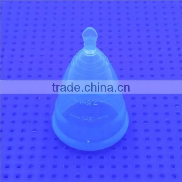 Cheap 100% Soft Medical Grade Silicone Menstrual Cups Reusable Lady Menstruation Cups photo-2