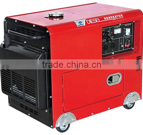 5KW Silent Diesel Generator Price, 186F Engine Diesel Generator With Wheel,diesel Generator With America Socket photo-2