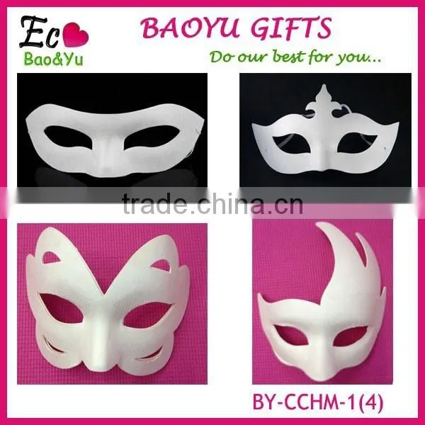 Masked Ball, Blank White Masquerade Party Masks for Sale photo-3