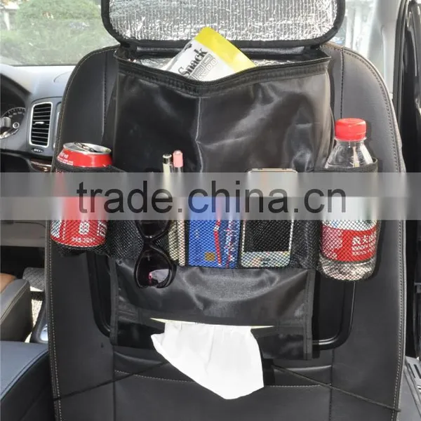 Car Seat Back Organizer With Cooler Bag , Car Hanging Travel Bag photo-2