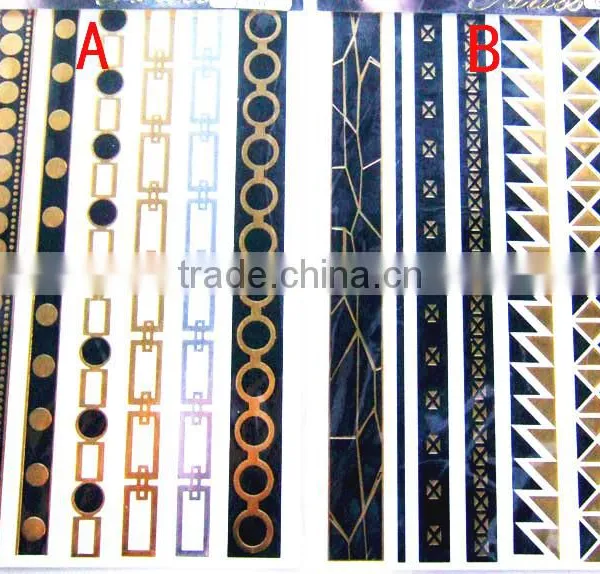 Sexy Custom Fake Tattoo Half Sleeve Temporary Designs Tattoo T002-009 photo-2