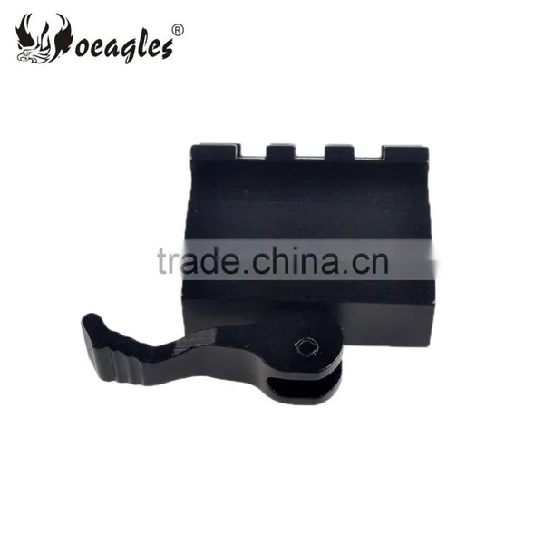 KC09 Tactical Gun Rail Adaptor 45 Degree Side 21mm Picatinny Rail Quick Detachable Weaver to Dovetail Rail photo-2