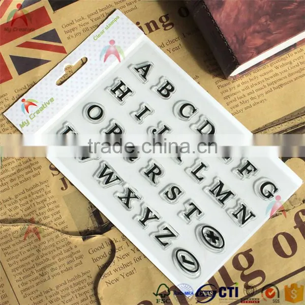 Letter Set Clear Stamps, Rubber Stamps for Paper Scrapbook photo-2