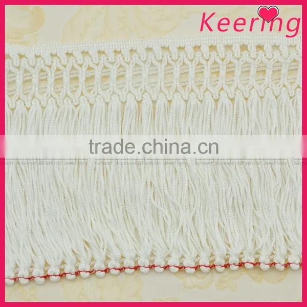 New Fashion Cheap White Tassel Trim From Keering WTPB-017 photo-2