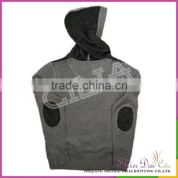 Customized Cheap and Comfortable Winter Sweater Hoodie With Zipper photo-2