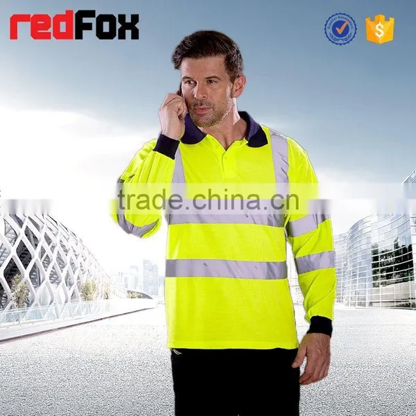Ansi Reflective Safety T-shirt Reflex Mine Safety Red T-shirts Polo Cheap Safety T-shirt photo-5