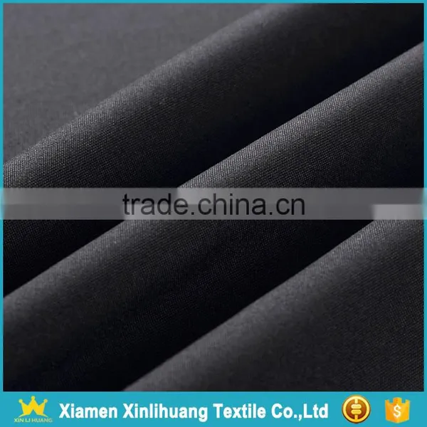 Hot Selling 300Dx300D Black 100 Polyester Twill Gabardine Fabric for Garment photo-2