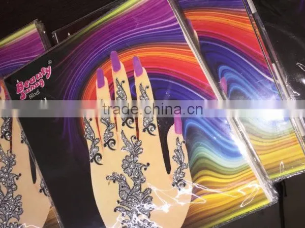 HAND Crystal Sticker TATTOO Carnival photo-3
