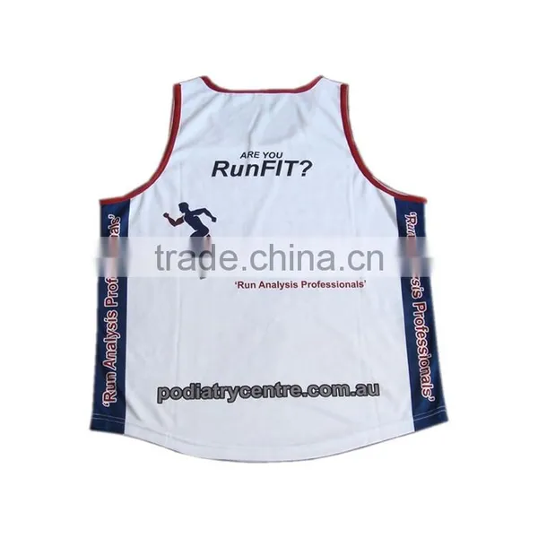 Kroad China Wholesale Marathon Sublimated Running Singlet Custom Design for Men photo-4