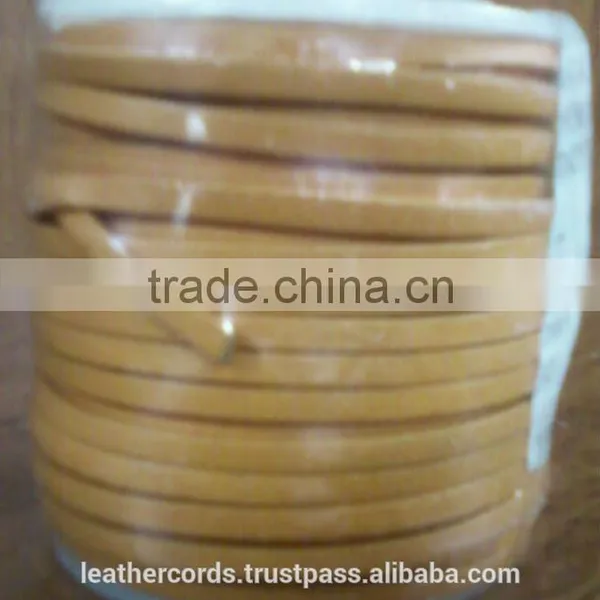 3mm Flat Leather Cord photo-5