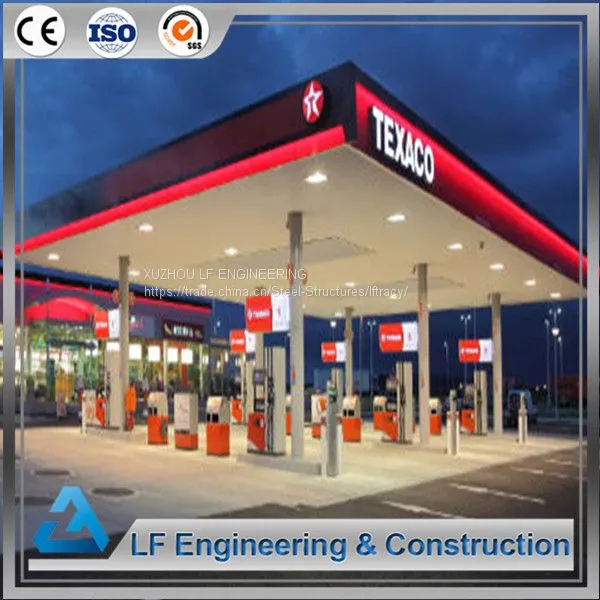 Chinese Supplier Prefabricated Steel Construction Petrol Station photo-5