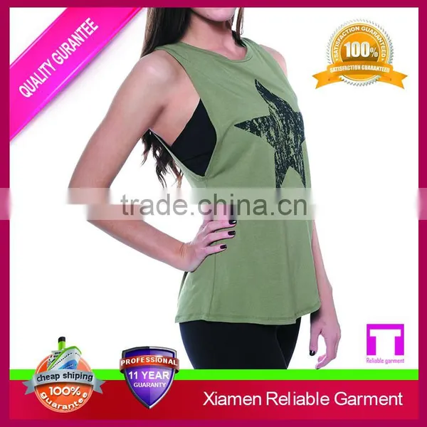 Wholesale Running Singlet/ Loose Bamboo Tank Tops For Women photo-3
