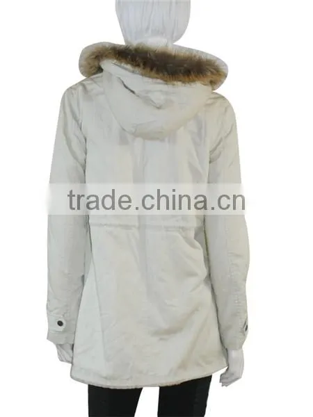 2014 Newest Ladies White Long Duster Coat photo-4