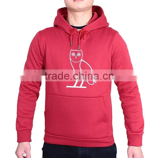 Top Quality Men Sportswear Custom Printing Hooded Hoodie Pullover Tracksuit Hoody Gym Sportsman Wear Slim Hood Sweatshirt photo-3