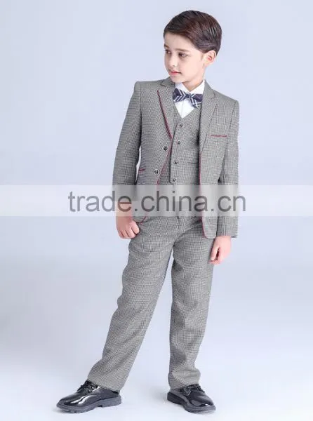 2017 New Style Latest Design China Factory Pink Color Formal Young Boy Party Suit photo-2