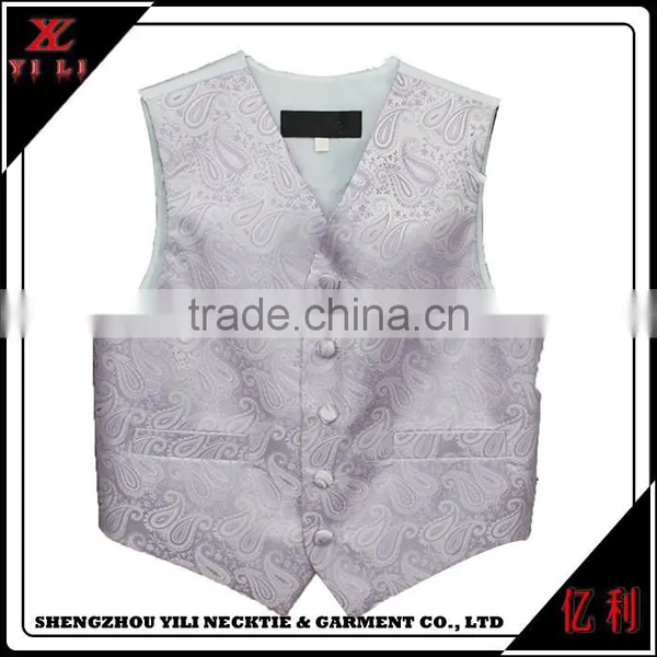 Assured Quality Cheap Portable Men Jacquard Vest Polyester photo-5