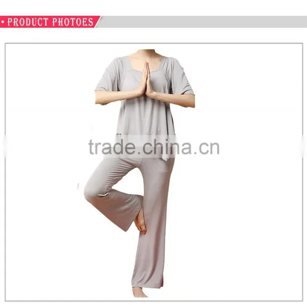 OEM Nylon Spandex Sexy Ladies Fitness Suit Sportswear Fashion Yoga Wear photo-2