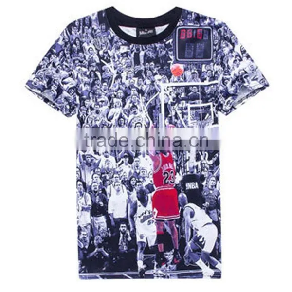 Short Sleeve T Shirt With 3D Full Printing for Wholesale photo-6