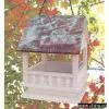 Sell Wooden Bird Feeder With Patina Roof for Hanging