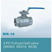 2PC Full Port Ball Valve With Mounting Pad1000WOG