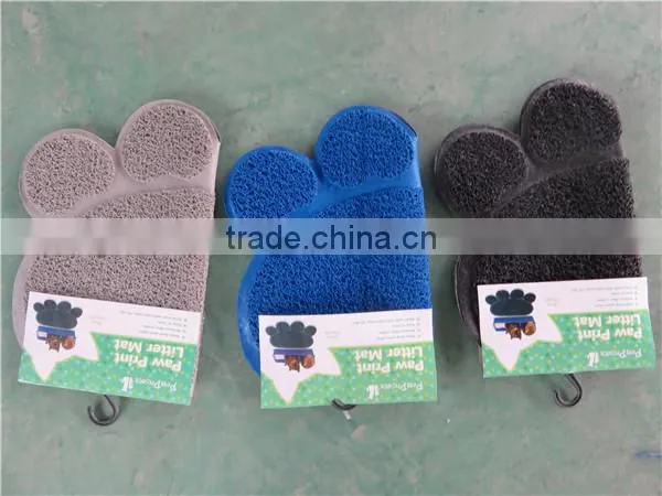 Hot Sales PVC Coil Kitty Litter Mat, PVC Pet Mats With Various Shapes photo-4